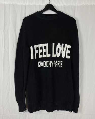 Givenchy Givenchy I feel love distressed sweater