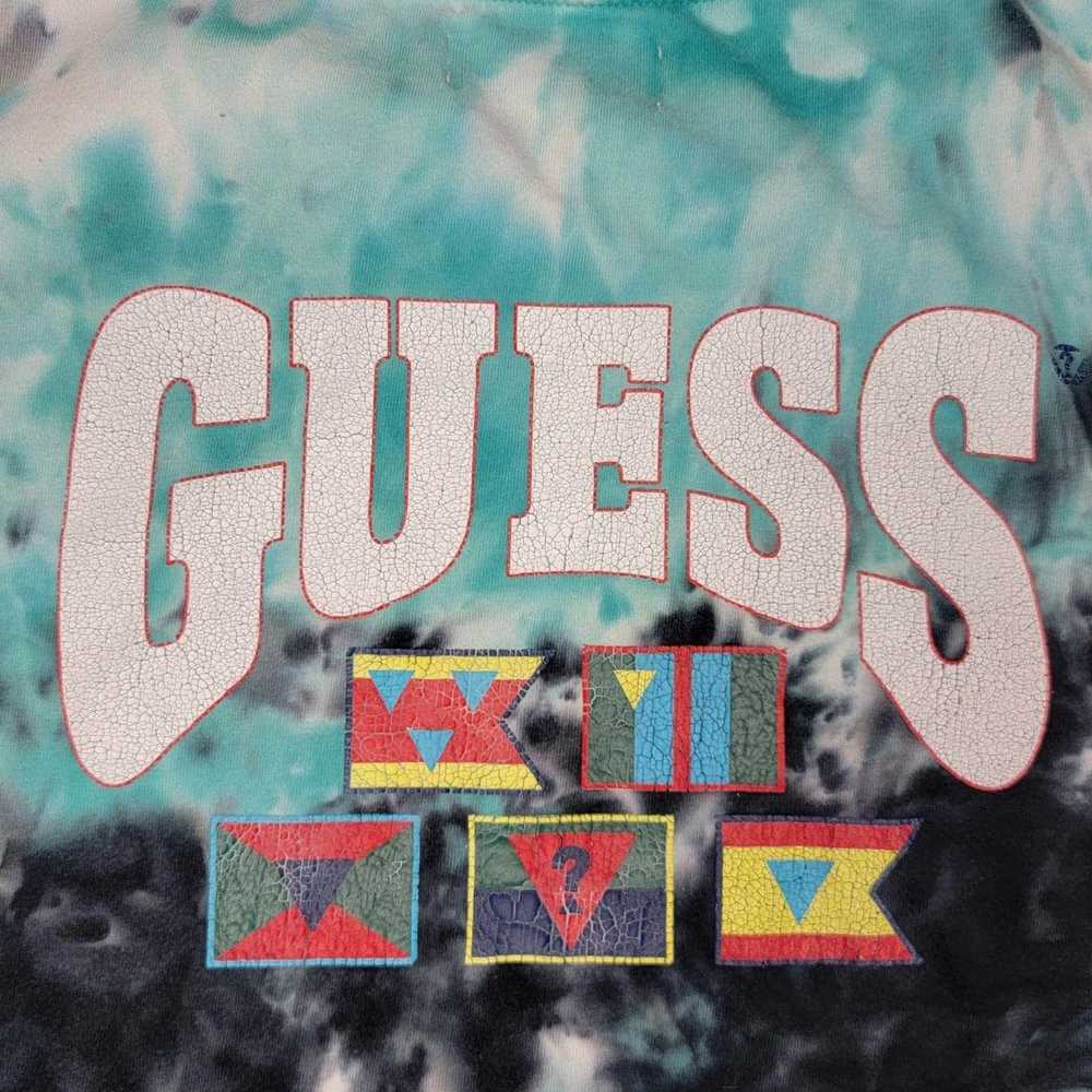 Guess Vintage Guess Originals Tee, Tie dye Embroi… - image 5
