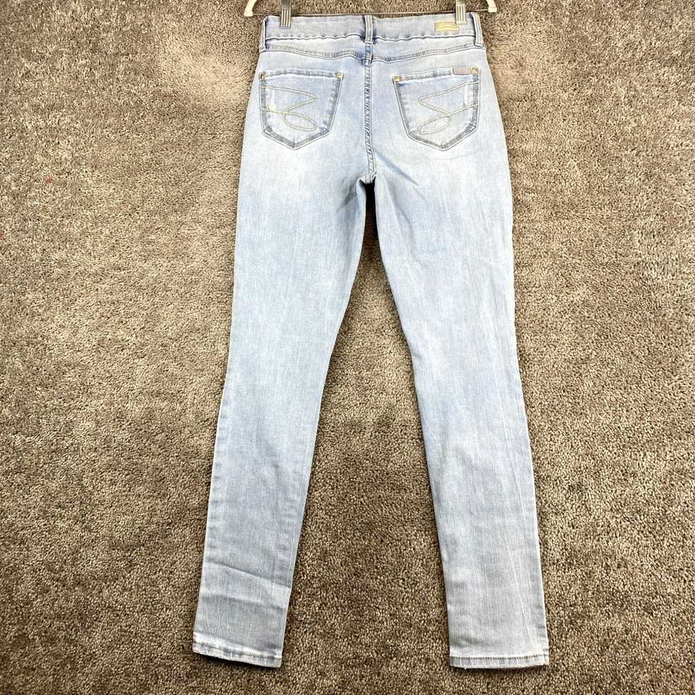 Vintage Seven7 Tummyless High Rise Skinny Jeans W… - image 3