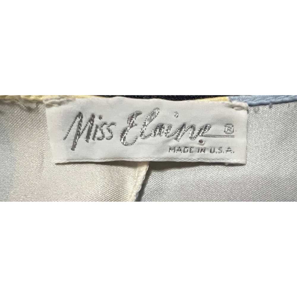 Vintage Vintage Miss Elaine Silky Floral Seventie… - image 4