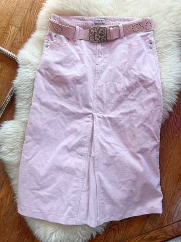 Vintage Vintage No Boundaries Pink Corduroy Belted
