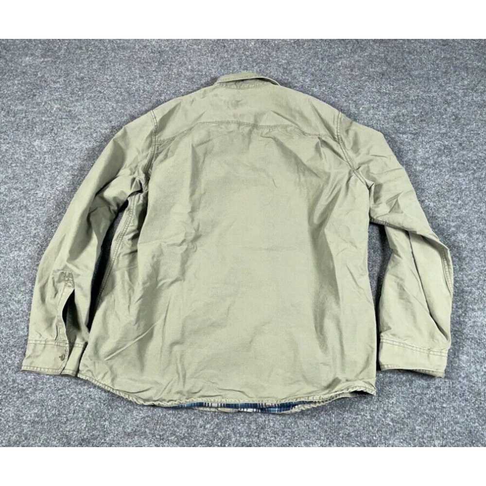 Vintage L.L. Bean Canvas Shirt Jacket Adult Large… - image 2