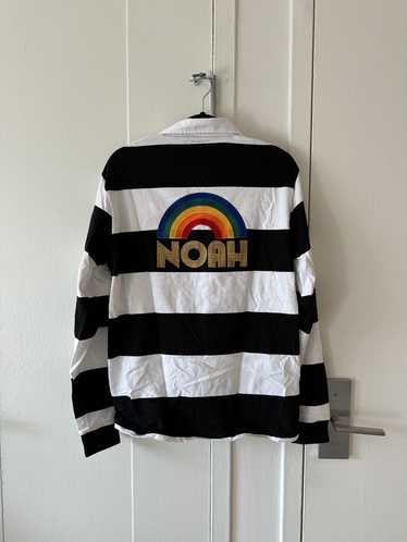 Noah Noah Striped Rainbow Logo Rugby