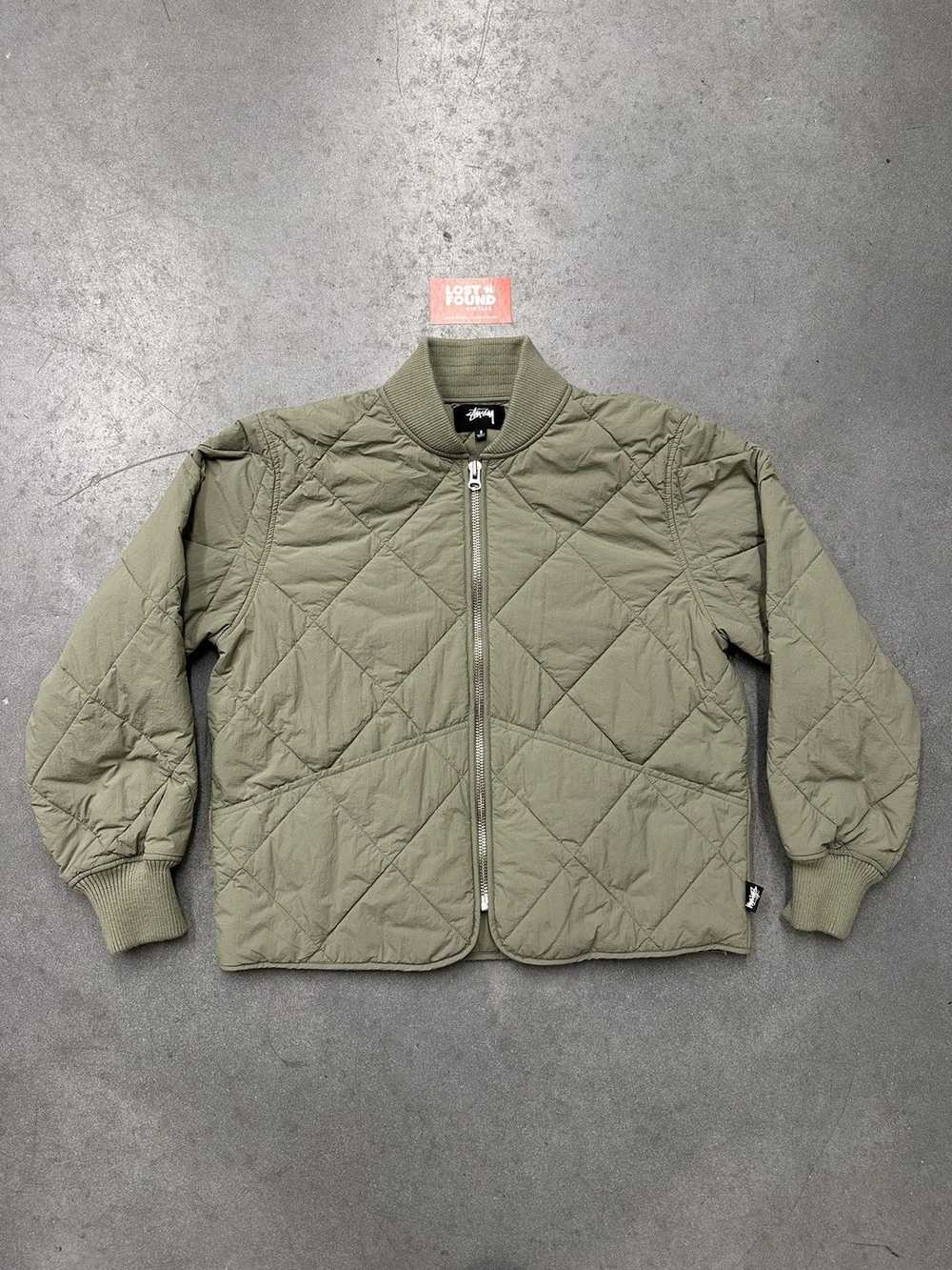 Stussy Stussy Dice Quilted Bomber Jacket - image 2