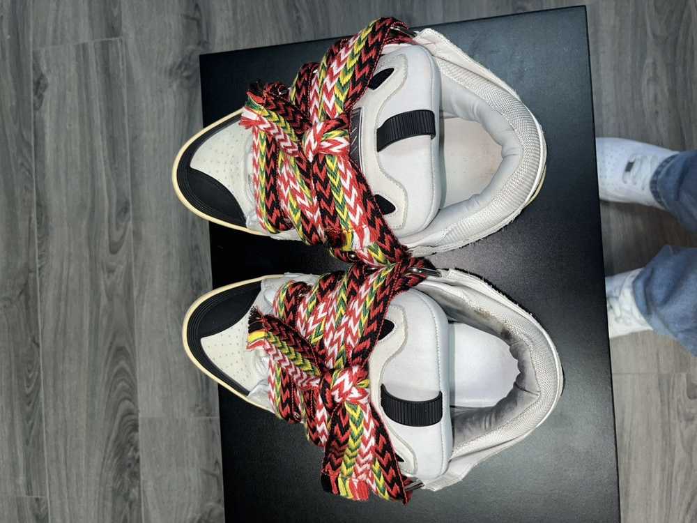 Lanvin Lanvin curb low top sneaker - image 4