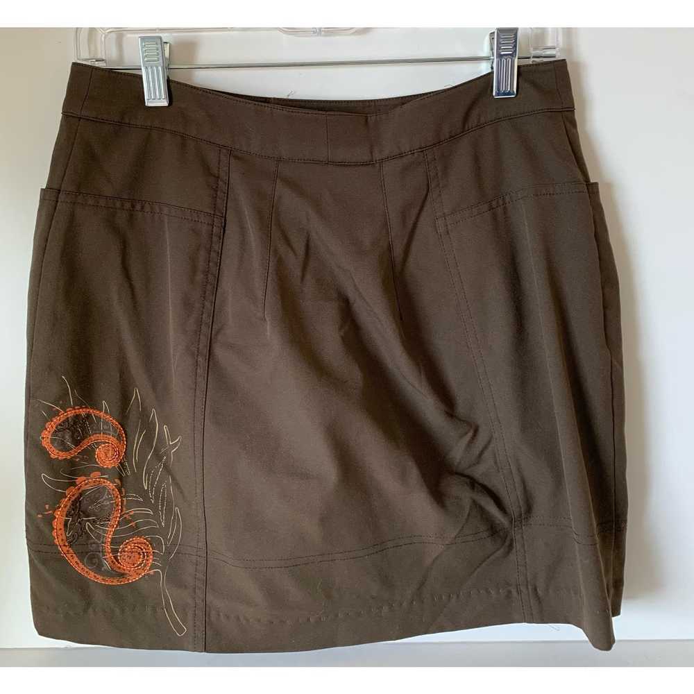 Other skort embroidered paisley brown - image 3