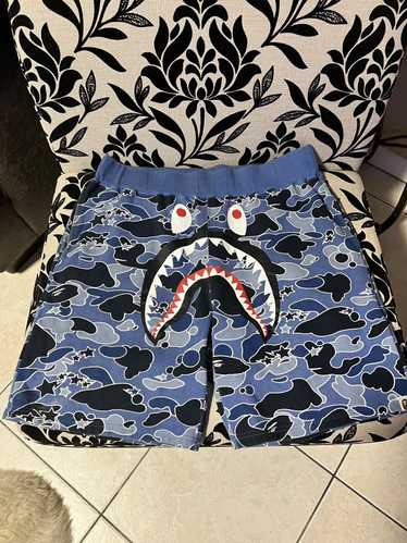 Bape Sta Camo Shark Sweat Shorts