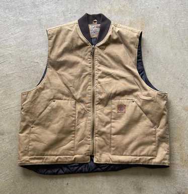 Designer Cowboy Workwear Sleeveless Tan Vest