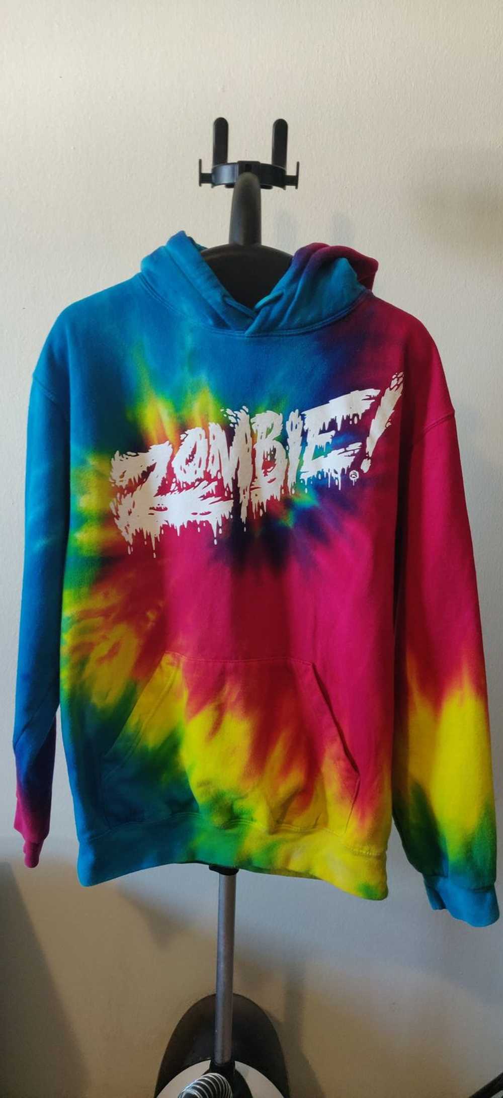 Flatbush Zombies Tie Dye Zombie Hoodie - image 1