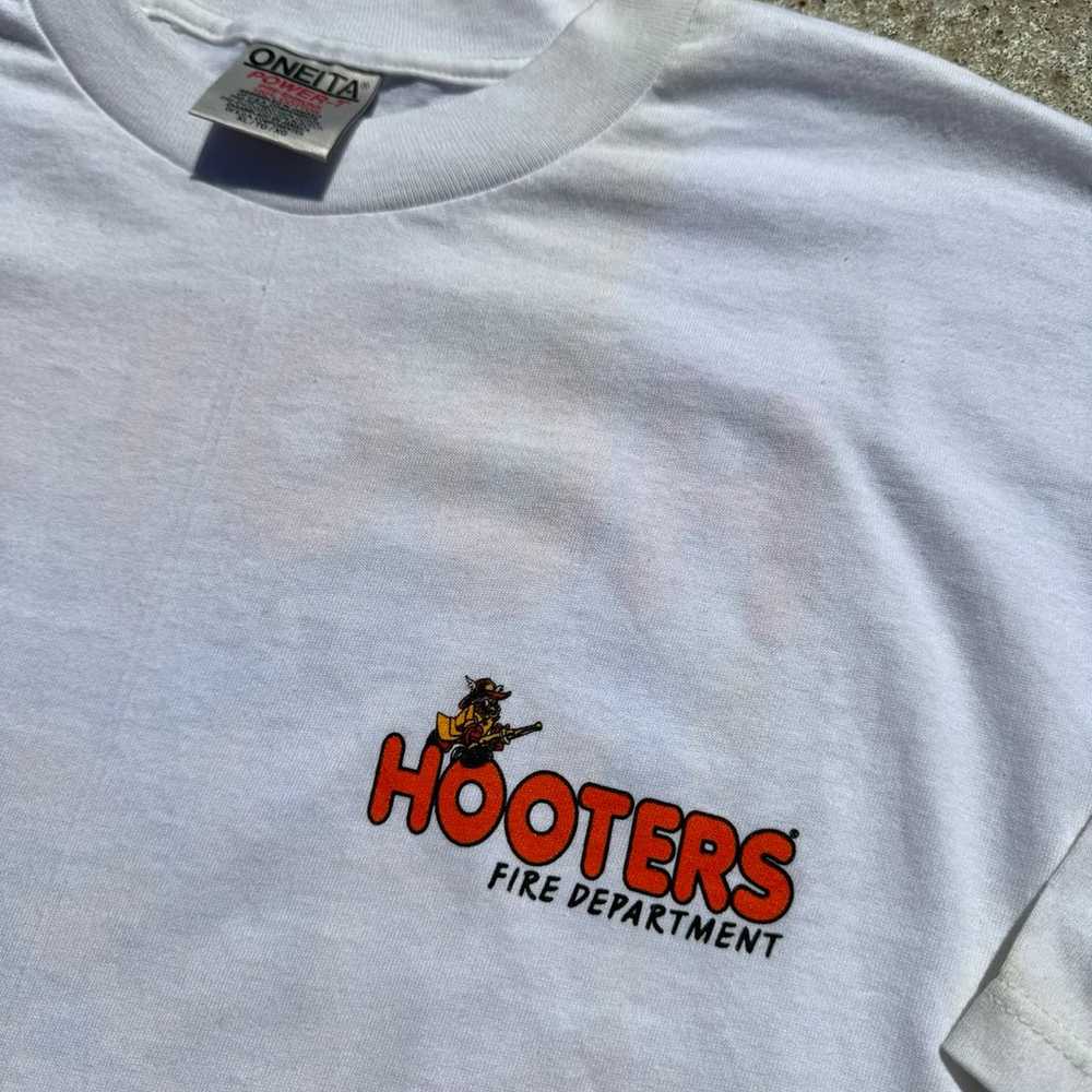 Vintage 90’s Hooters Fire Dept. Humor T-Shirt - image 5