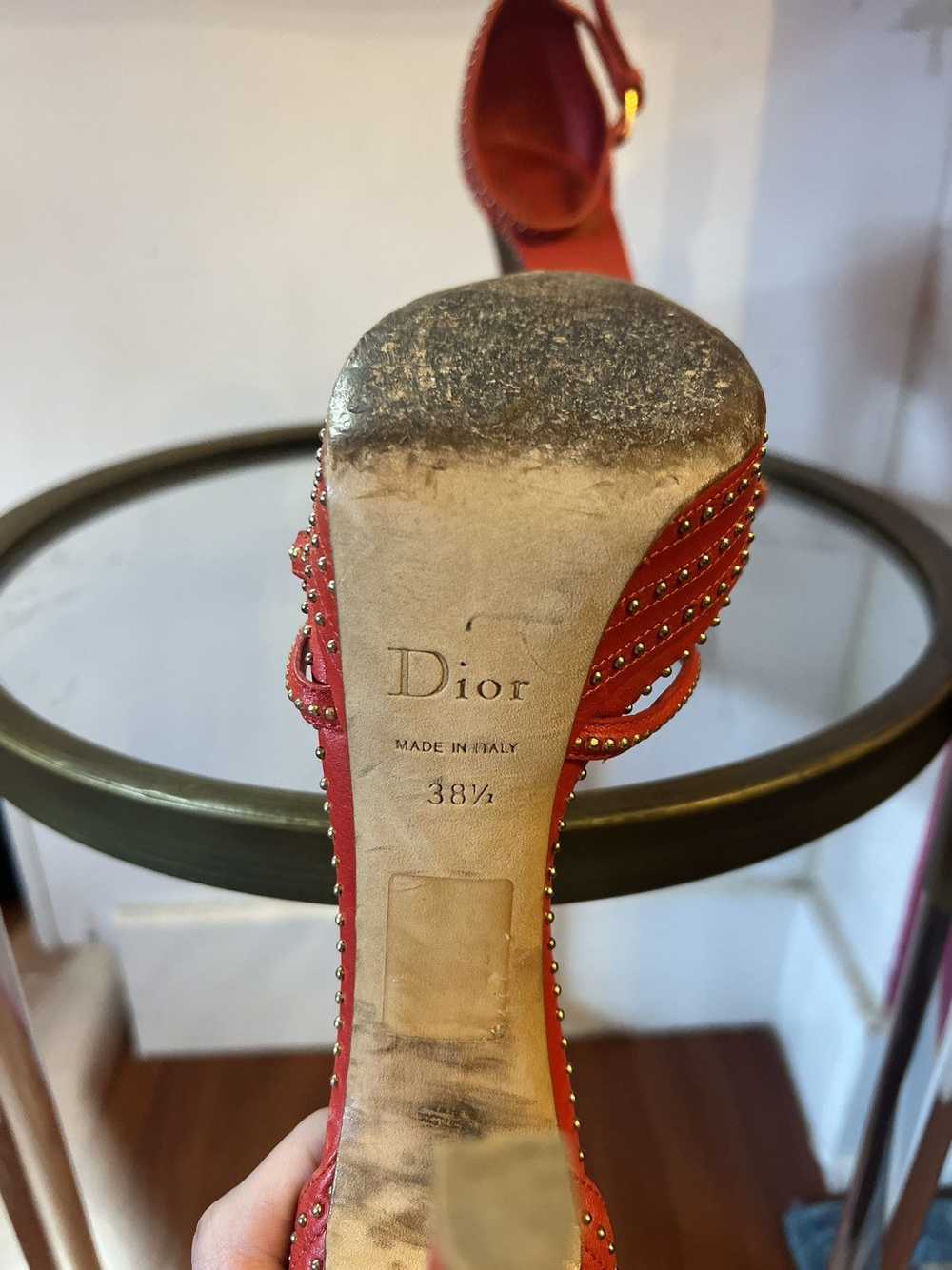 Dior Dior 20 CHRISTIAN DIOR w/ Gold stud Platform… - image 7