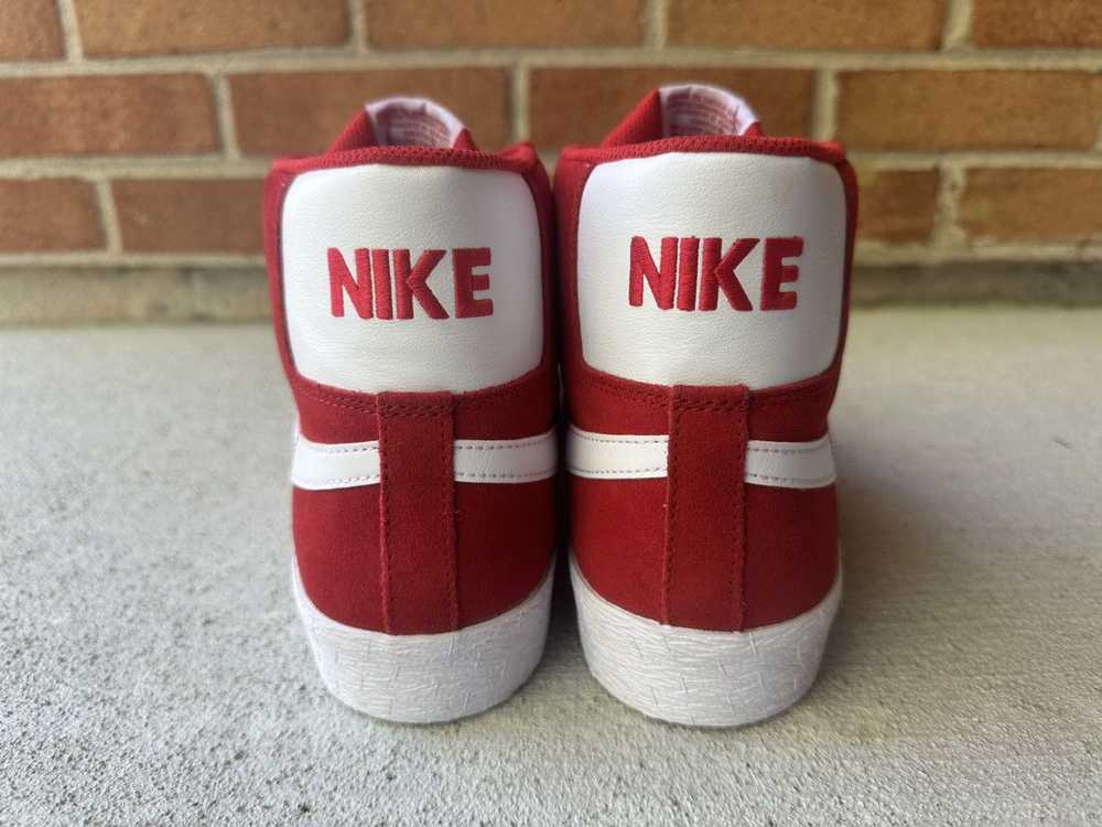 Nike Nike blazer mid SB university red Sz 11.5 - image 9