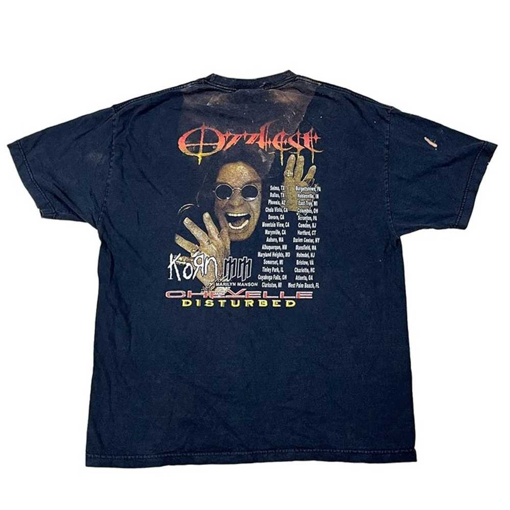 Vintage 2003 Ozzfest KORN Marilyn Manson Chevelle… - image 2