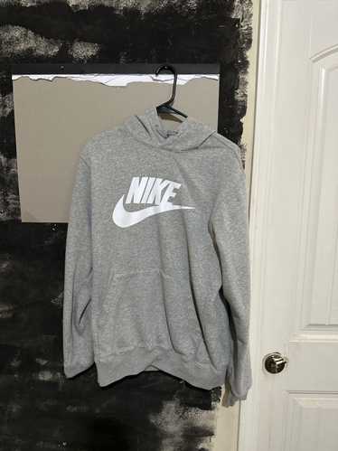 Nike Grey Nike graphic logo hoodie