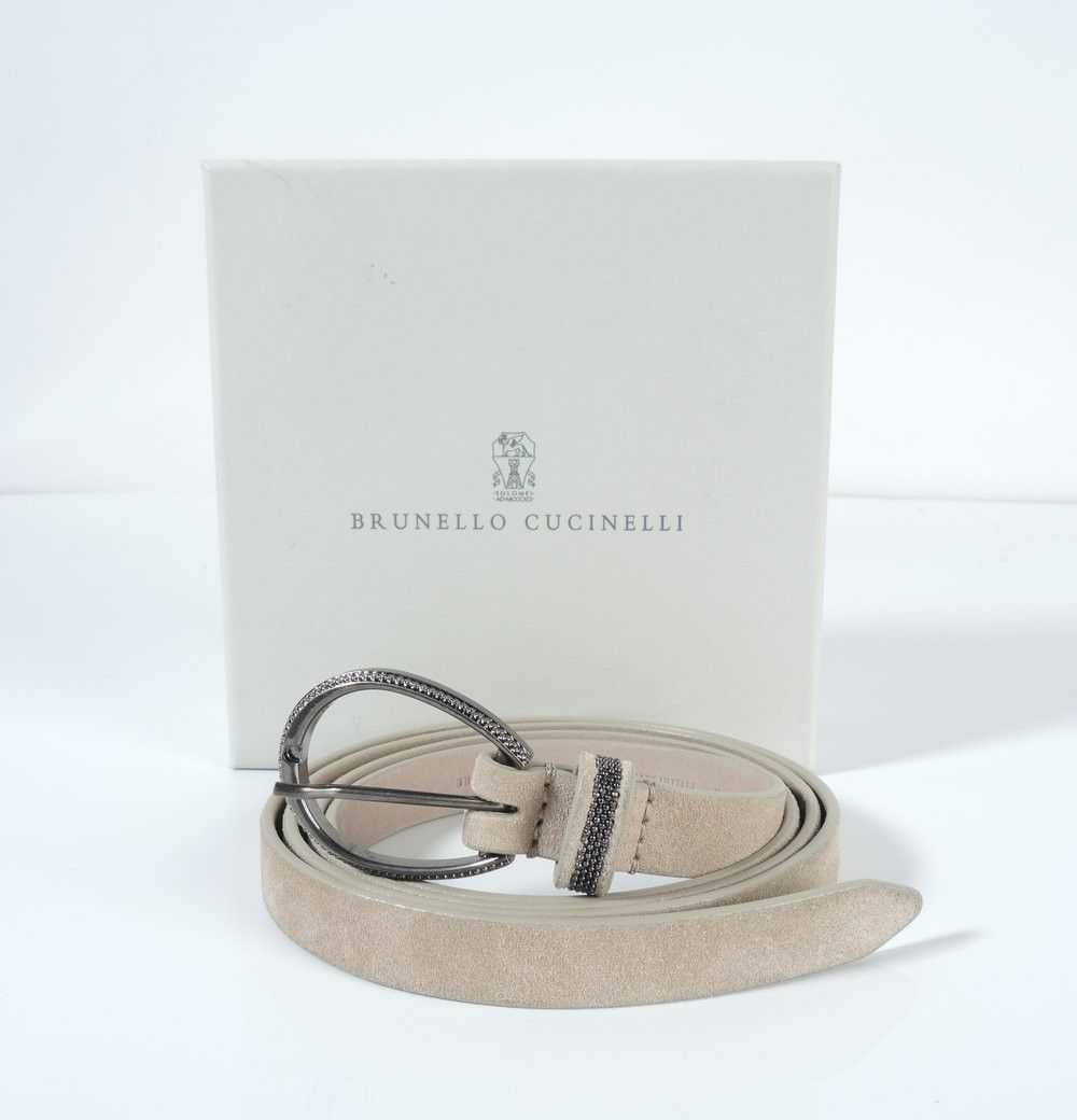 Brunello Cucinelli o1smst1ft0424 Size: M / Suede … - image 1