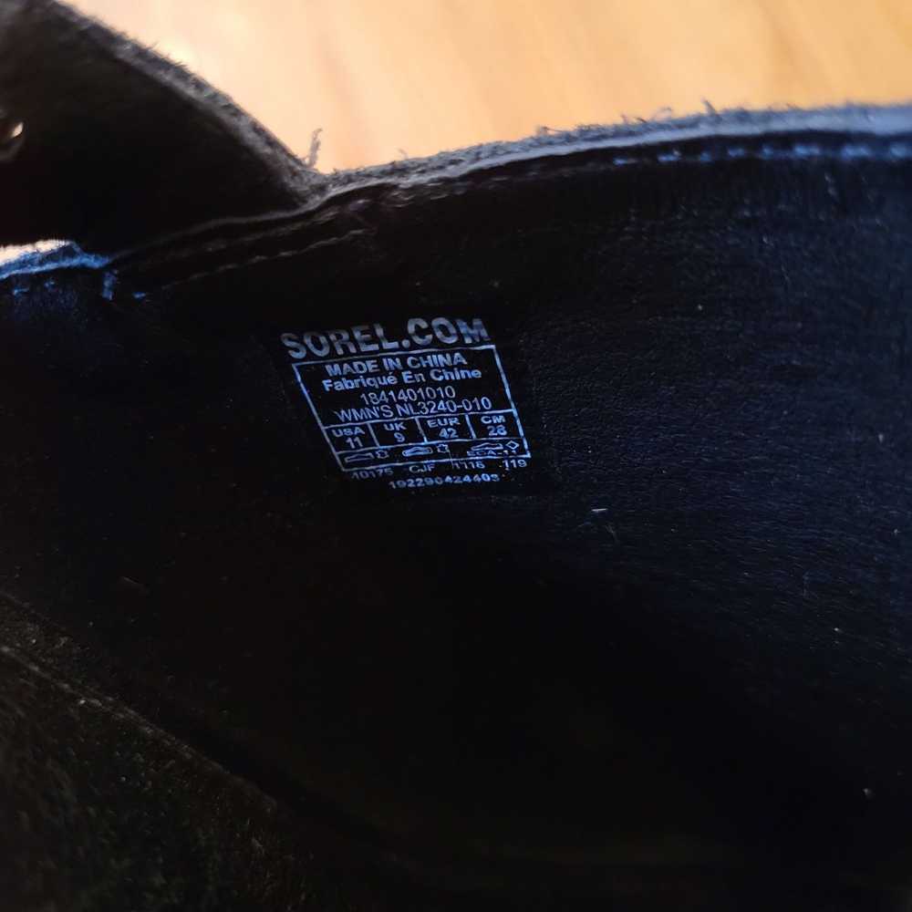 Sorel Sorel NADIA Black Slingback Leather Heeled … - image 2
