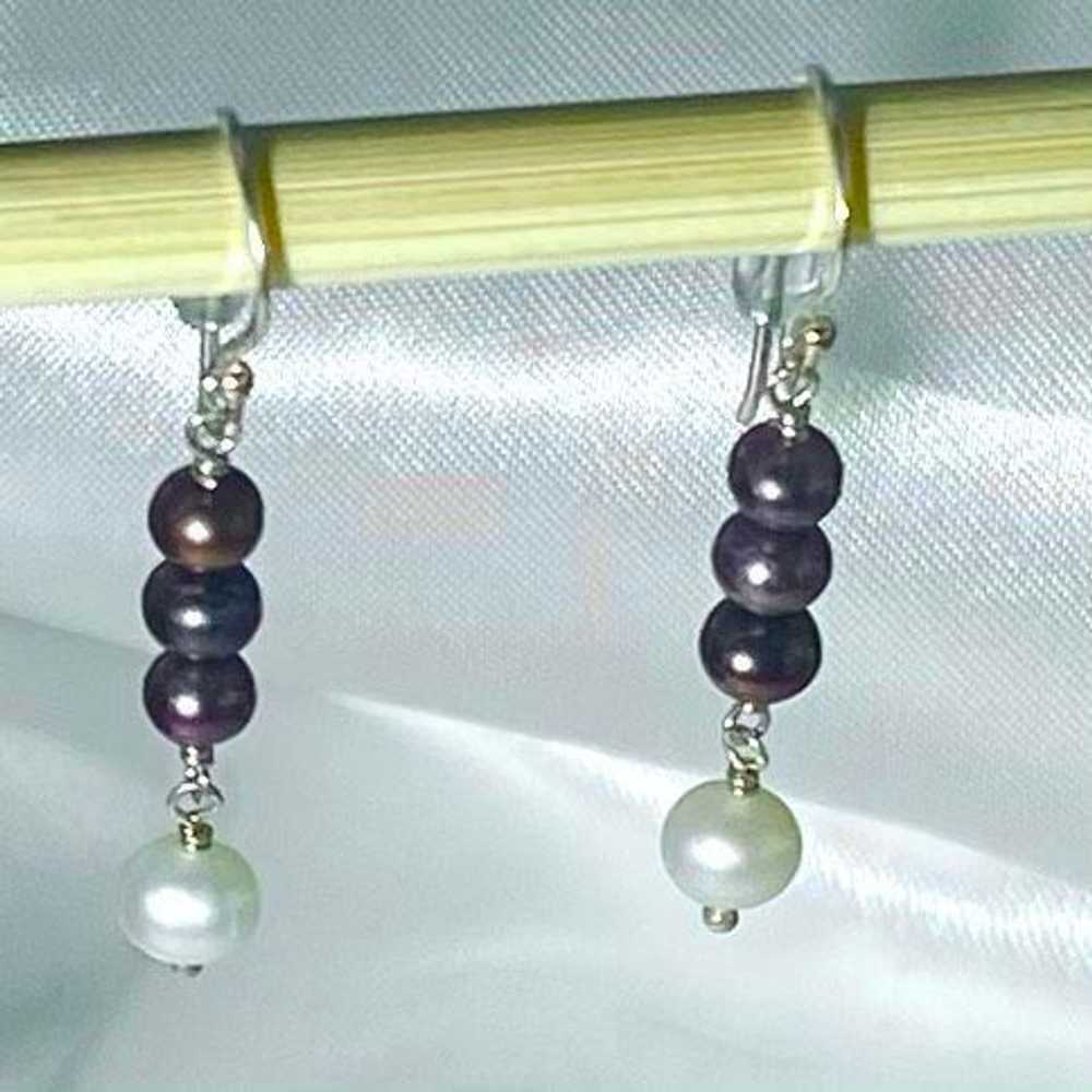 Sterling Silver ANCx Sterling 925 Silver & Pearl … - image 3