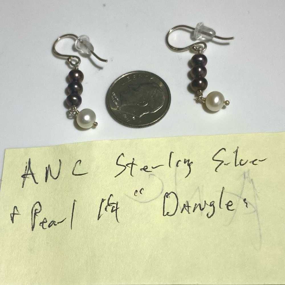 Sterling Silver ANCx Sterling 925 Silver & Pearl … - image 6
