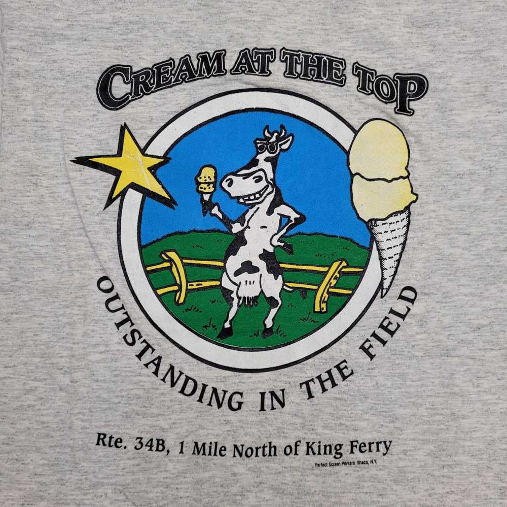 Fruit Of The Loom Vintage Quirky Funny Cow Ice-Cr… - image 2