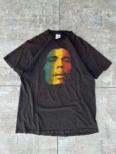 Band Tees × Bob Marley × Vintage Vintage 90s Faded