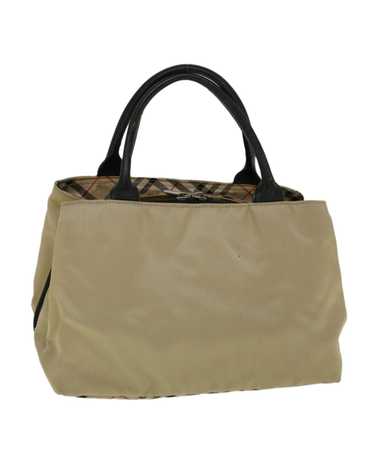 Burberry Authentic Beige Nylon Hand Bag with Nova 
