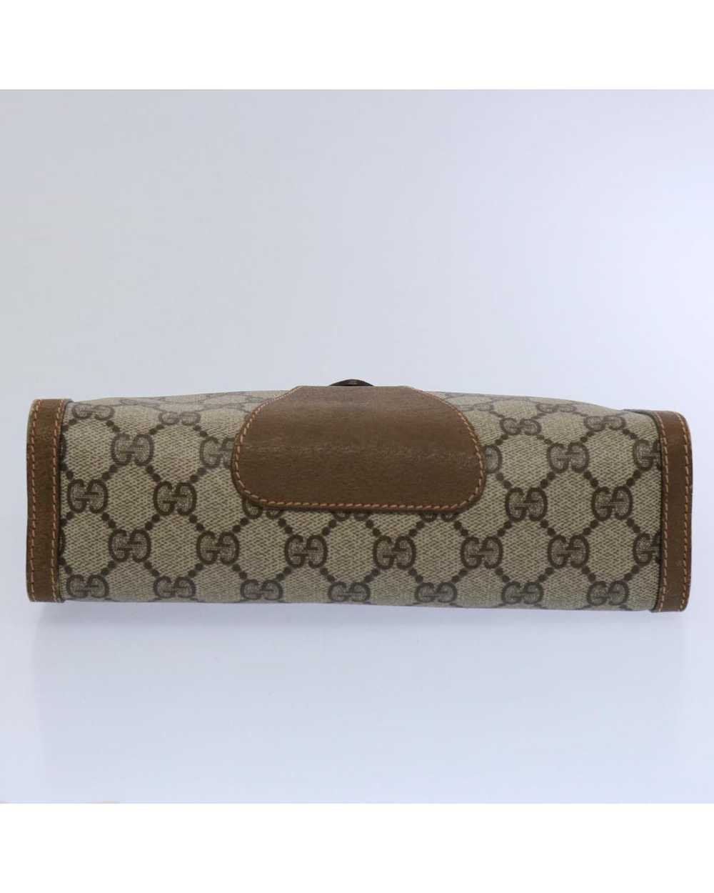 Gucci GG Supreme Web Sherry Line Clutch Bag with … - image 6
