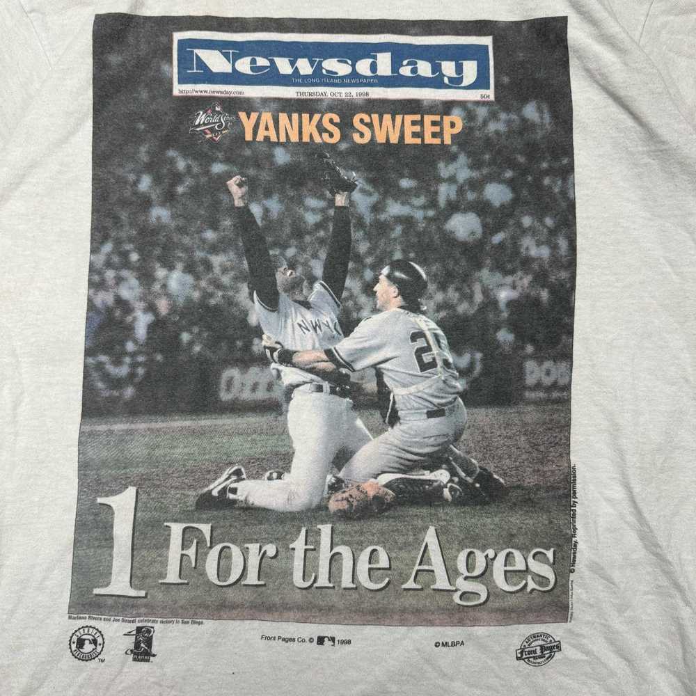 MLB MLB New York Yankees 1998 Newspaper Vintage G… - image 6