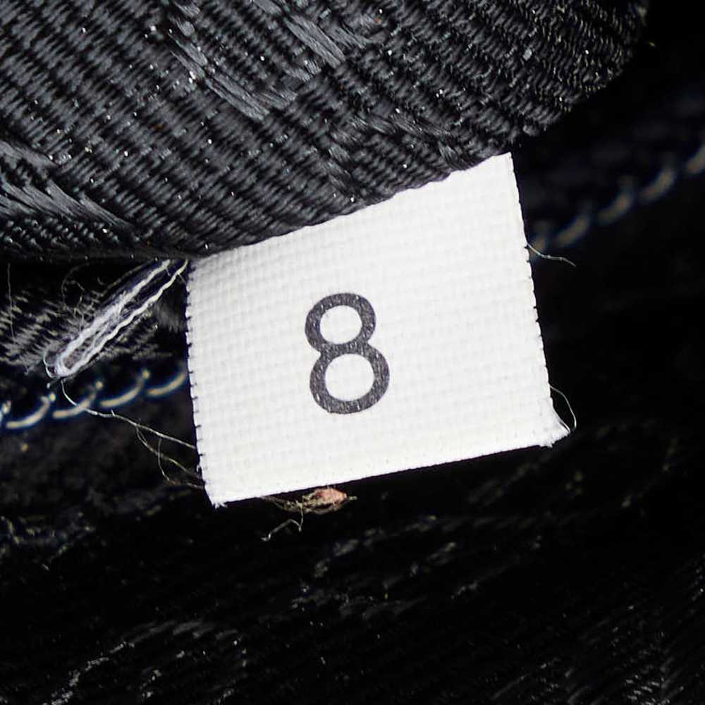 Prada Prada Triangle Plate Saffiano Handbag Black… - image 10