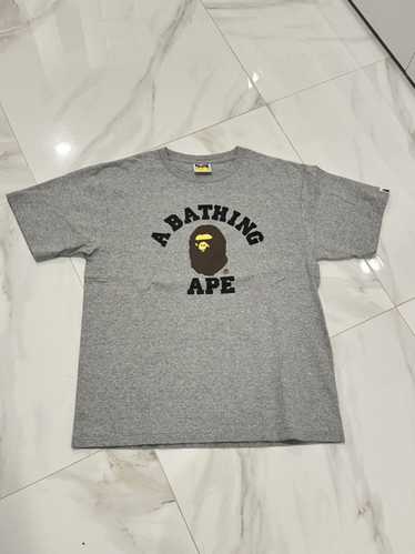 Bape A Bathing Ape Grey Shirt sz Large - image 1