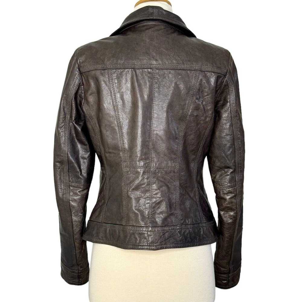 Guess Vintage Guess Genuine Leather Moto Jacket C… - image 6