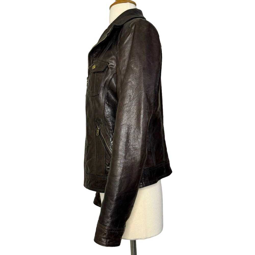 Guess Vintage Guess Genuine Leather Moto Jacket C… - image 7