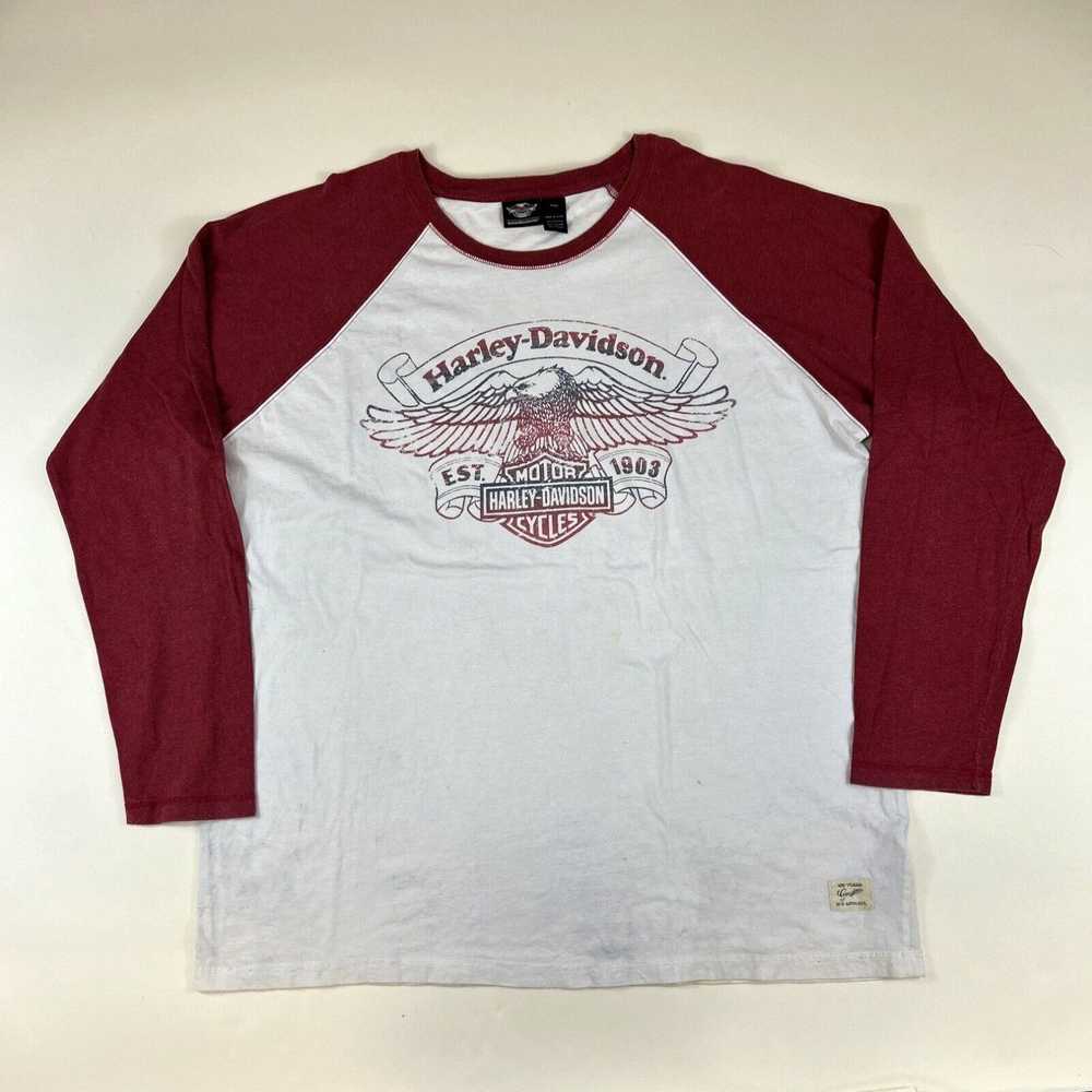 Harley Davidson Vintage Harley Davidson Shirt Lon… - image 1