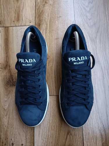 Prada Prada Downtown Suede Sneakers - image 1