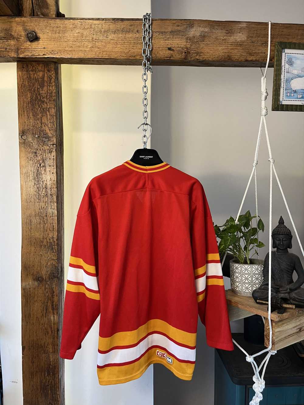 Hockey × NHL × Vintage 90s NHL Calgary Flames Jer… - image 2