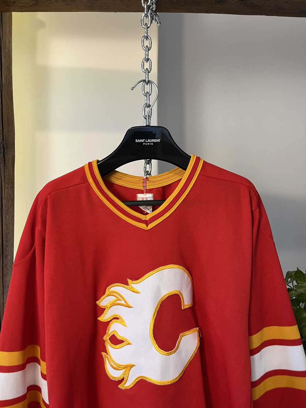 Hockey × NHL × Vintage 90s NHL Calgary Flames Jer… - image 3