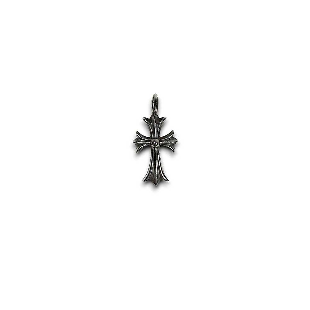 Chrome Hearts Sapphire Tiny Cross Pendant .925 Si… - image 2