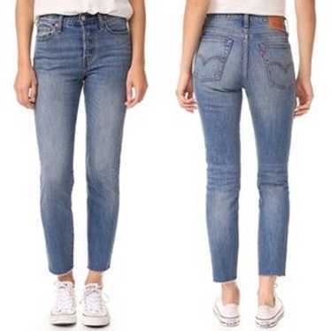 リーバイス 501 CT Levi’s White Oak Cone Denim Levi's 501 White Oak Cone Denim Jeans Men 30x32 Blue Red
