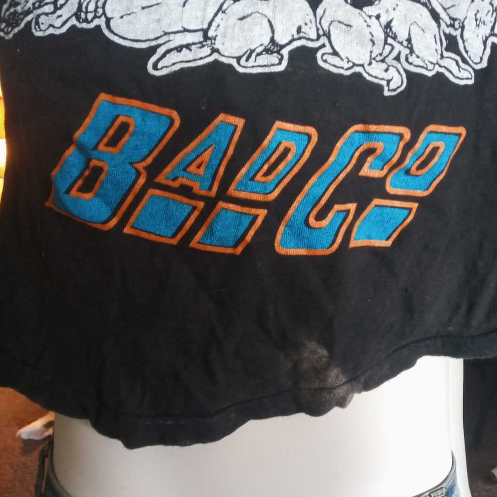 Rare Vintage Late 70's Bad Co Band T Shirt Crop T… - image 2
