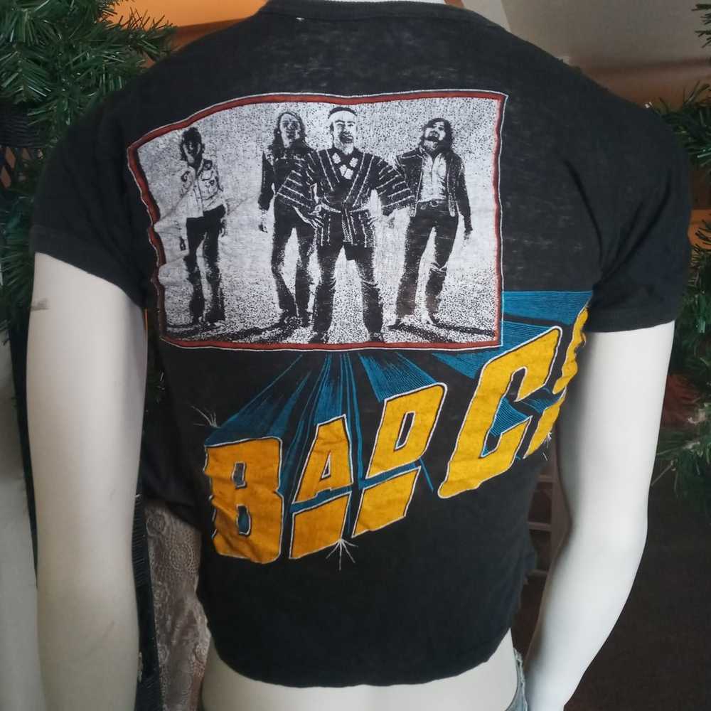 Rare Vintage Late 70's Bad Co Band T Shirt Crop T… - image 6