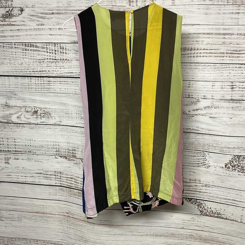Diane Von Furstenberg Sedona Silk Stripe Wrap top… - image 7