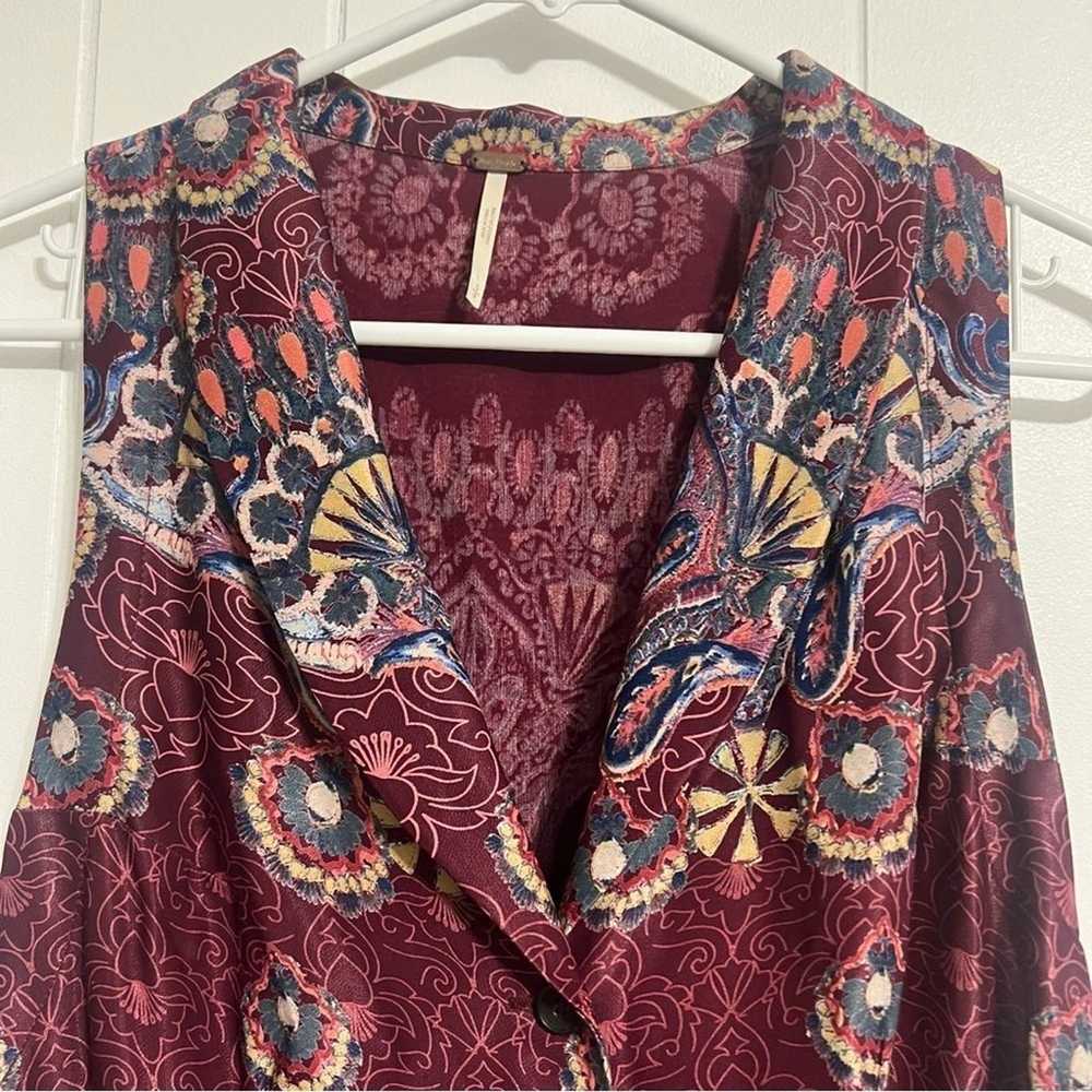 Free People Come See About Me Maxi Vest Size Smal… - image 5