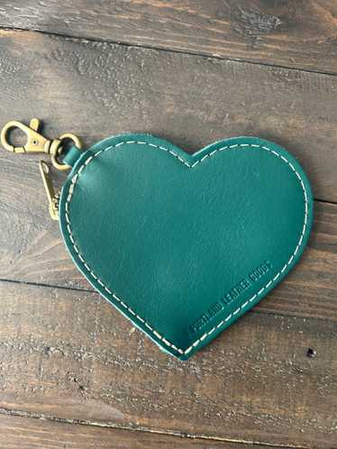 Portland Leather Heart Pouch