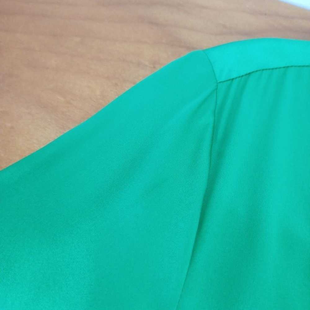 SER.O.YA Karry Silk Blend Shirt Size S In Kelly G… - image 11