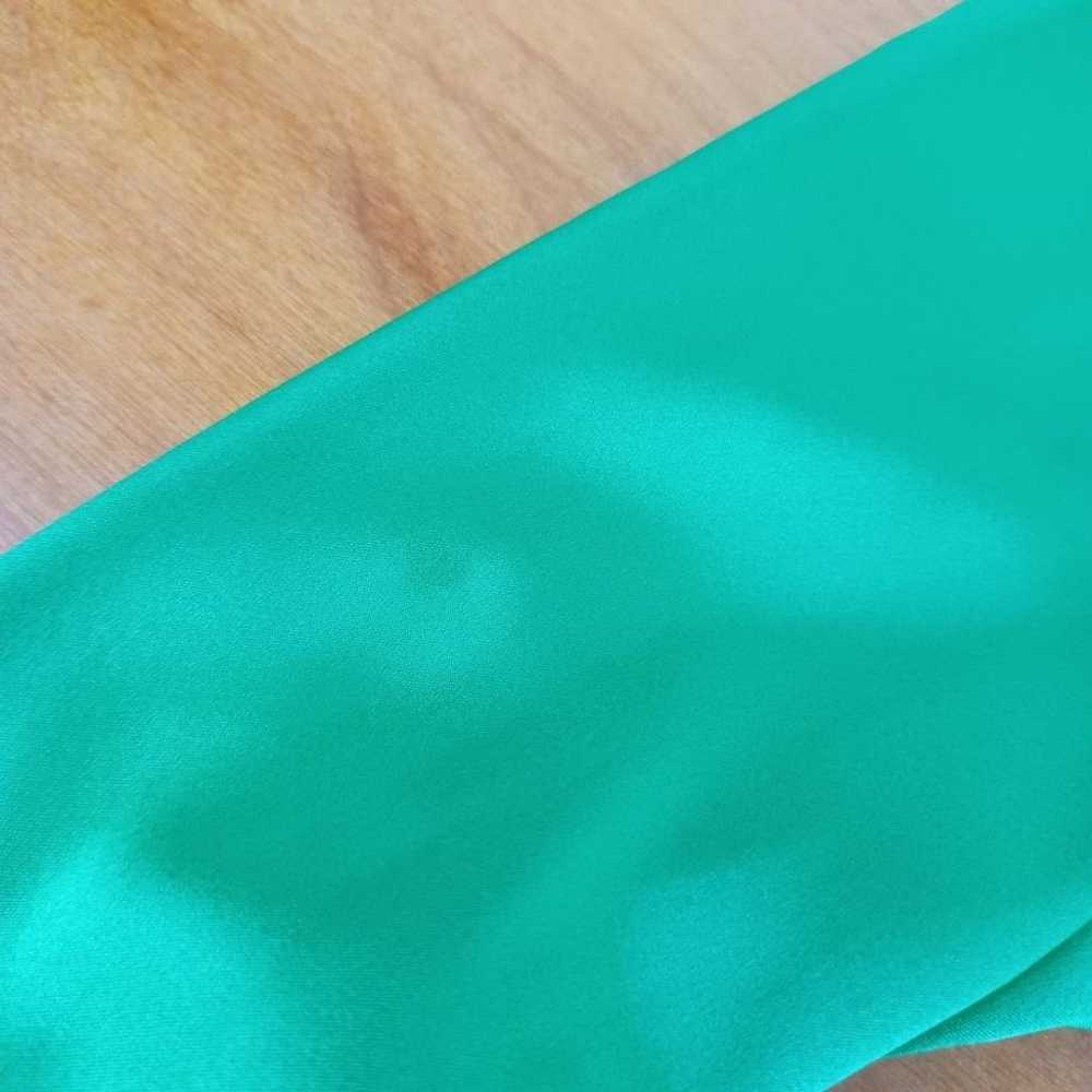 SER.O.YA Karry Silk Blend Shirt Size S In Kelly G… - image 7