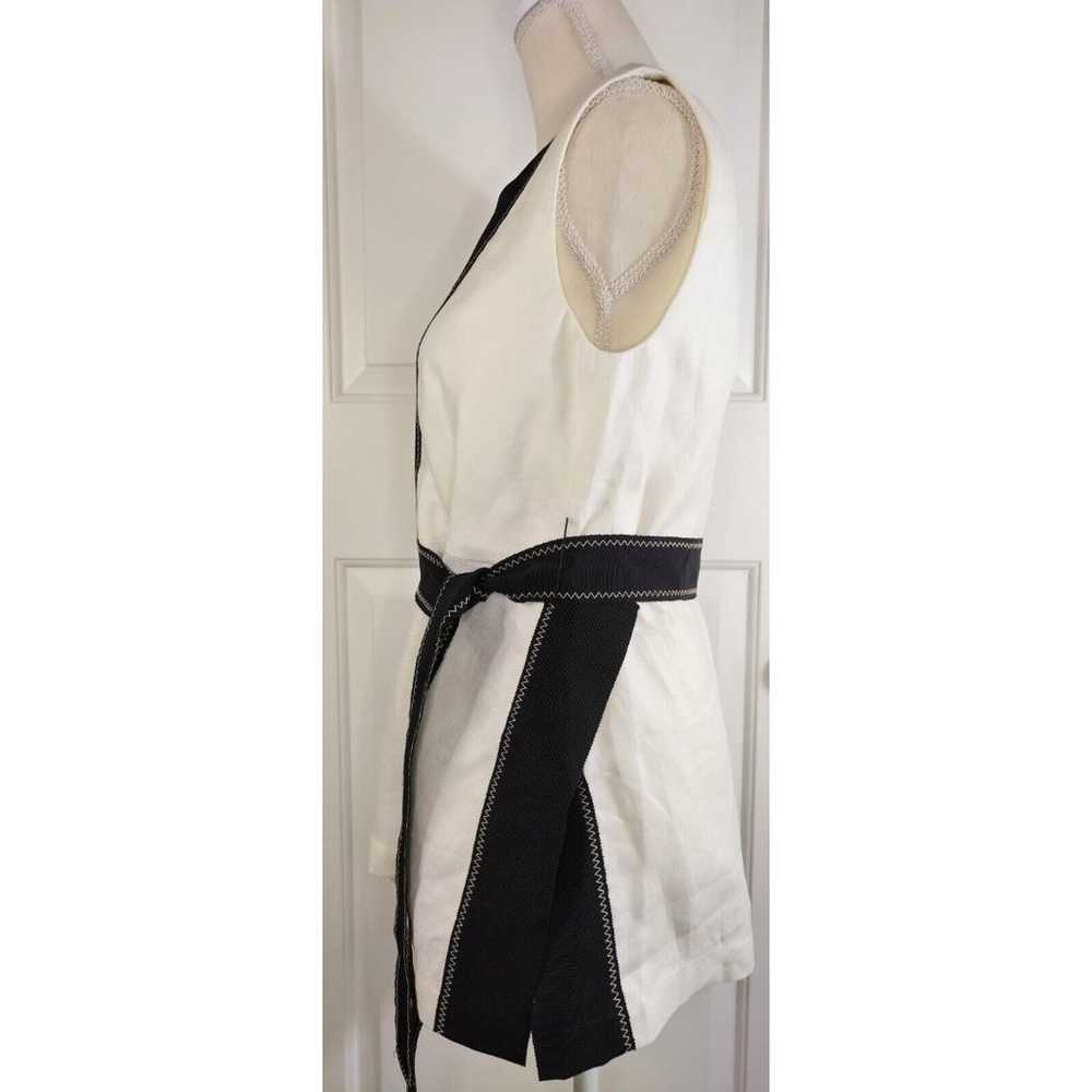 Carolina Herrera Colour Block blouse Wrap Top Wit… - image 6