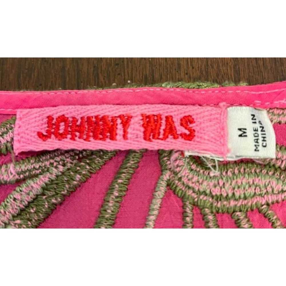 Johnny Was Embroidered Gia Blouse Paradise Pink S… - image 5