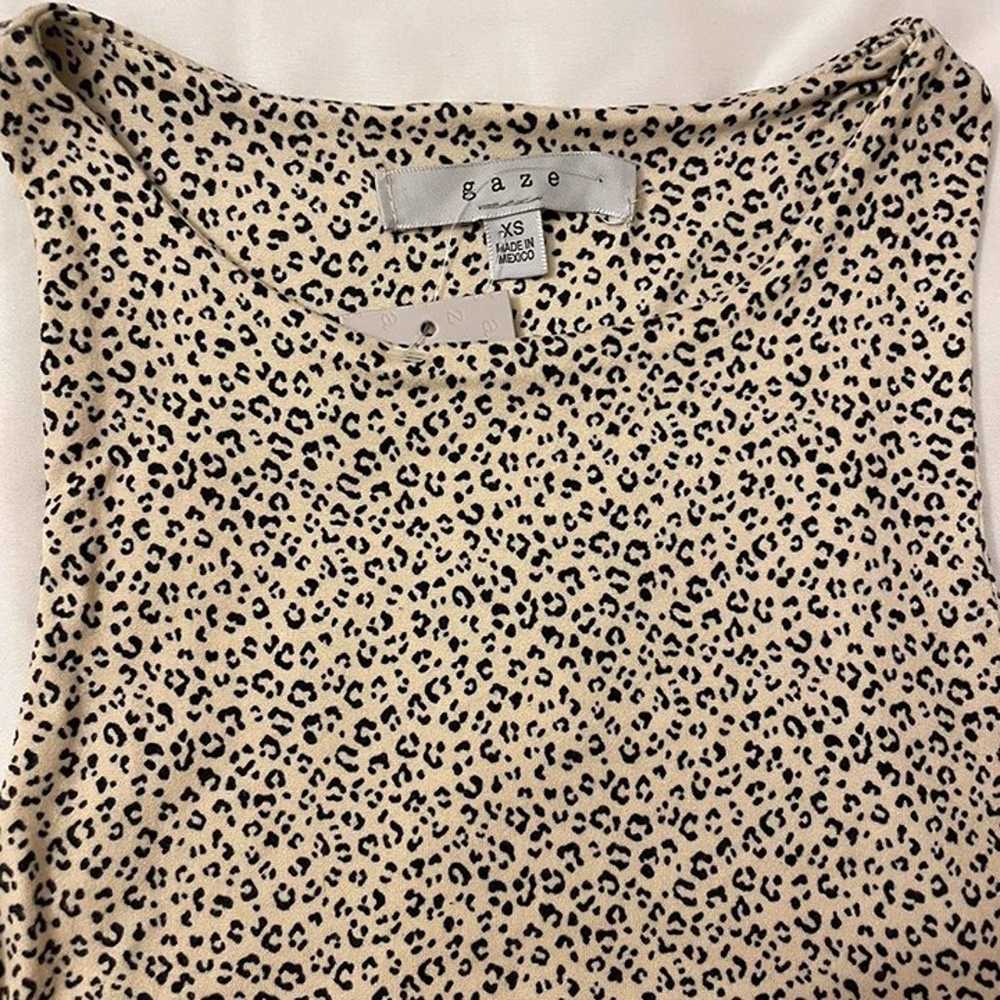 top Cheetah print bodysuit brand new with tags su… - image 1