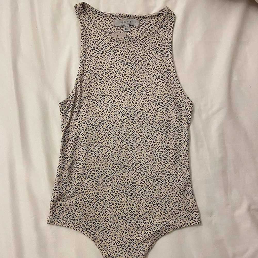 top Cheetah print bodysuit brand new with tags su… - image 2