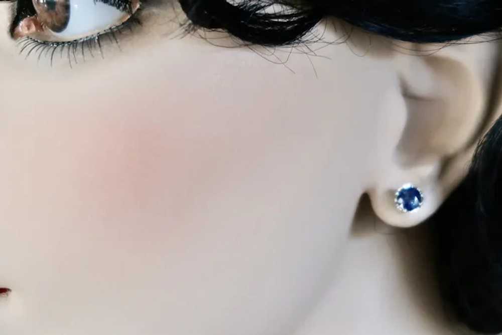 Antique 2.00tcw Sapphires  .28tcw Diamond Platinu… - image 10