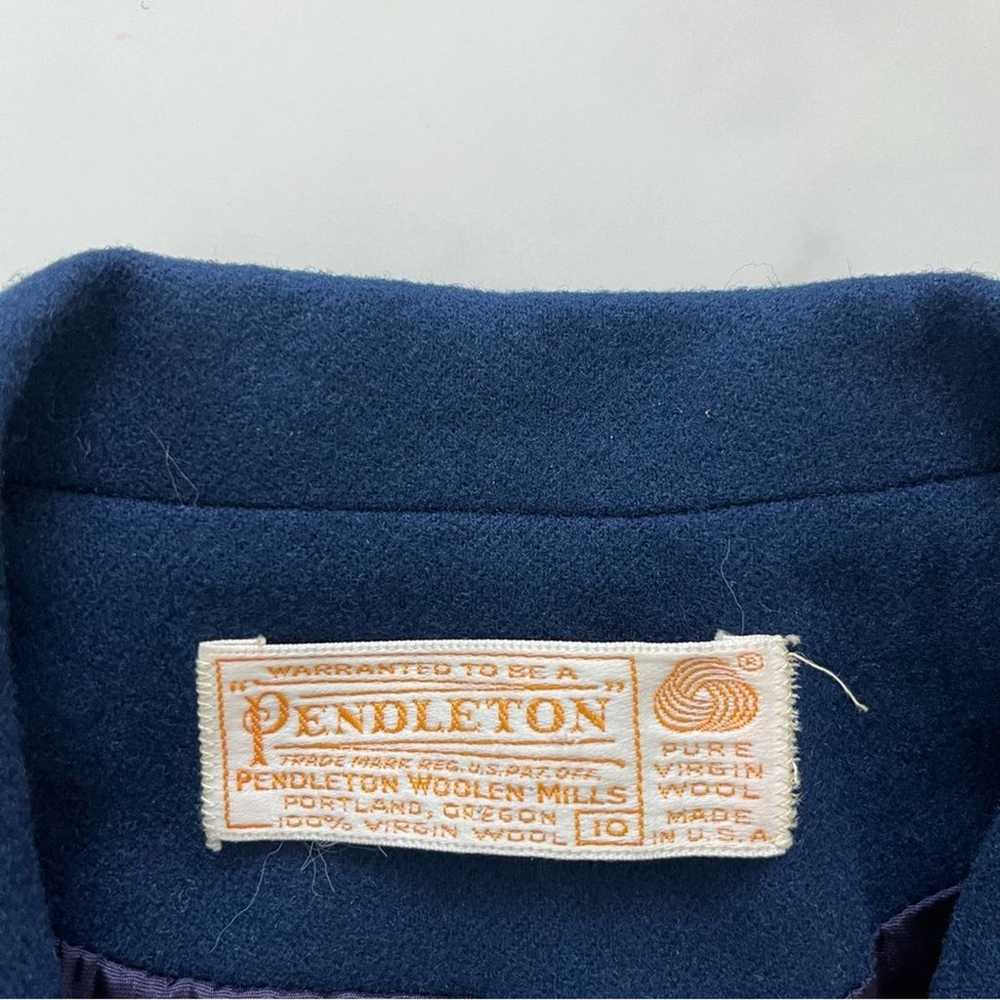 Pendleton Vntg 100% Virgin Wool classic Blazer ja… - image 6